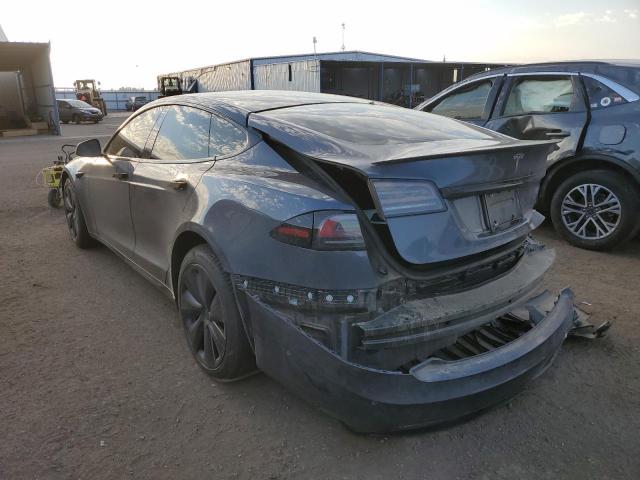5YJSA1E66NF479669 - 2022 TESLA MODEL S Boz foto 3