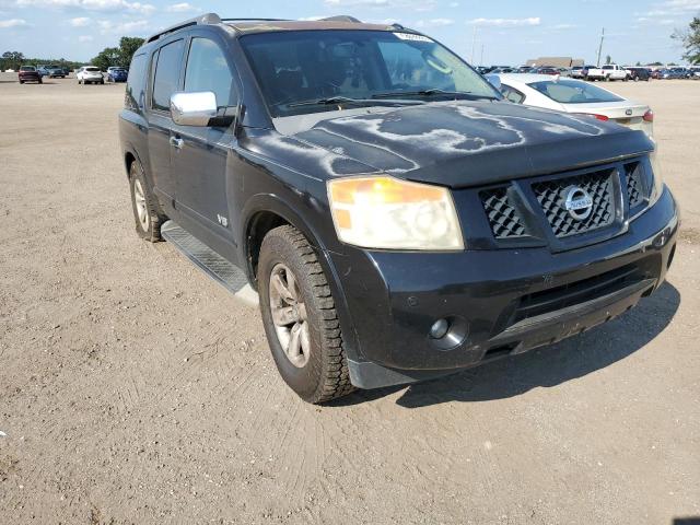 5N1BA08D48N602410 - 2008 NISSAN ARMADA SE BLACK photo 1