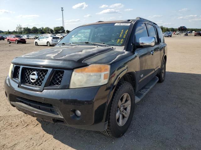 5N1BA08D48N602410 - 2008 NISSAN ARMADA SE BLACK photo 2