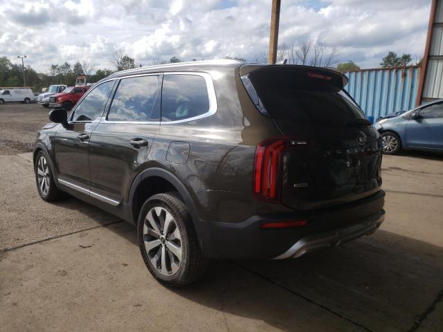 5XYP3DHC5MG107007 - 2021 KIA TELLURIDE BROWN photo 3