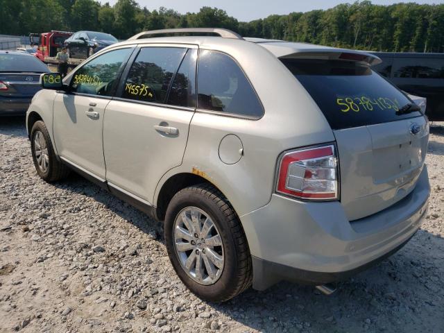 2FMDK49C37BB14823 - 2007 FORD EDGE SEL P BEIGE photo 3