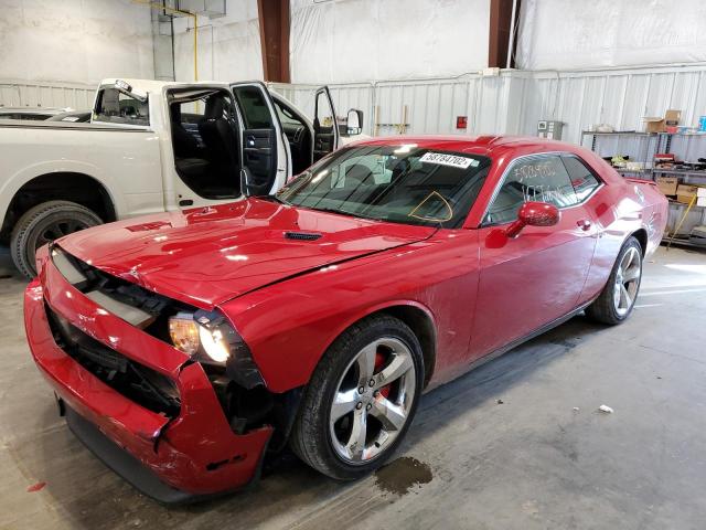 2C3CDYAG6CH186675 - 2012 DODGE CHALLENGER RED photo 2