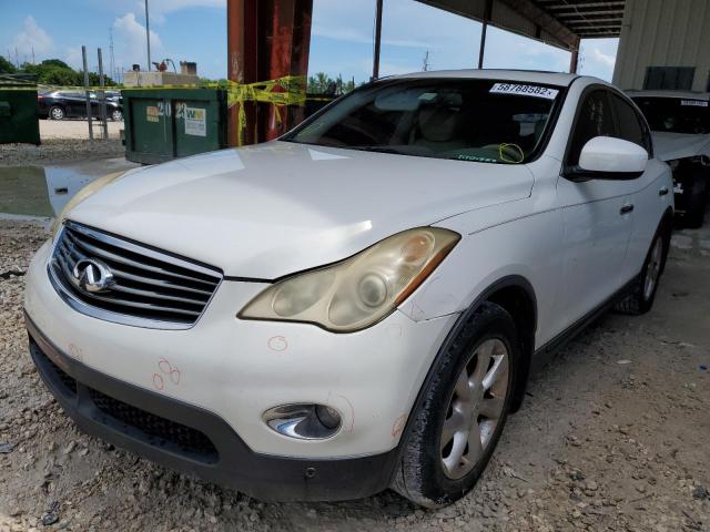JN1AJ0HP6AM700363 - 2010 INFINITI EX35 BASE WHITE photo 2