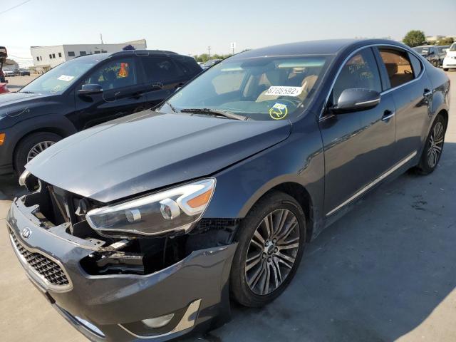 KNALN4D75E5165644 - 2014 KIA CADENZA PR BLUE photo 2