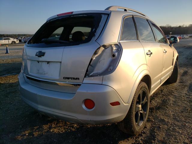 3GNAL3EK0ES641356 - 2014 CHEVROLET CAPTIVA LT SILVER photo 4