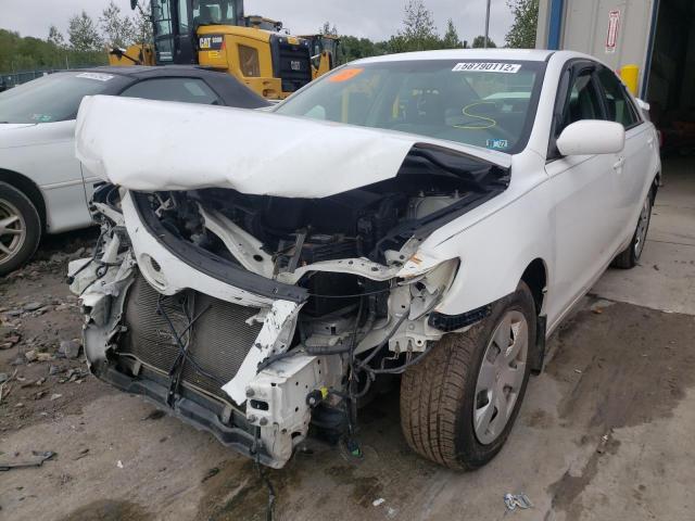 4T1BE46K67U576183 - 2007 TOYOTA CAMRY CE WHITE photo 2