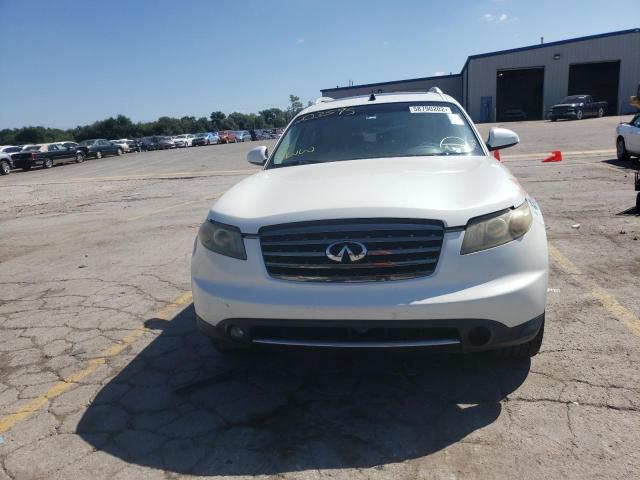 JNRAS08W67X203595 - 2007 INFINITI FX35 WHITE photo 9