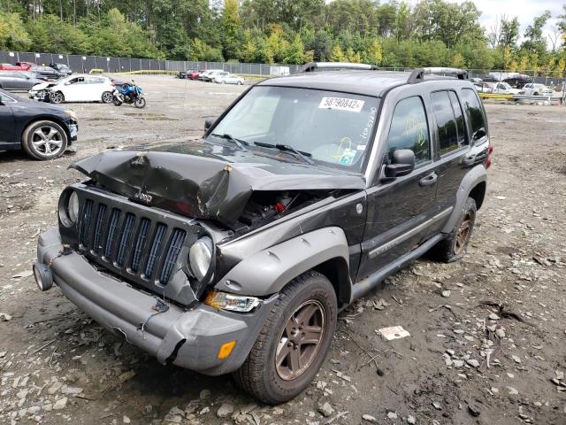 1J4GL38K26W180949 - 2006 JEEP LIBERTY RE BLACK photo 2