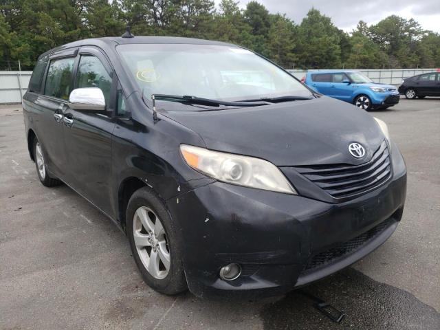 5TDZK3DC1CS240683 - 2012 TOYOTA SIENNA BLACK photo 1