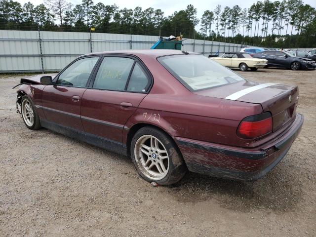 WBAGG8349YDN78560 - 2000 BMW 740 I AUTO BURGUNDY photo 3