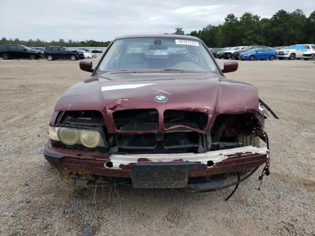 WBAGG8349YDN78560 - 2000 BMW 740 I AUTO BURGUNDY photo 9