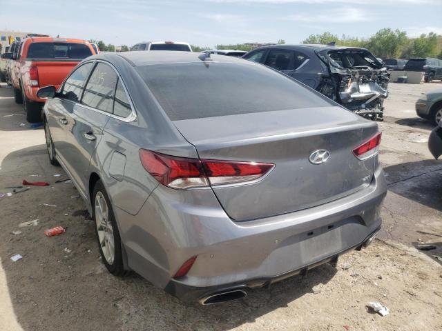 5NPE34AB7JH687387 - 2018 HYUNDAI SONATA SPO GRAY photo 3