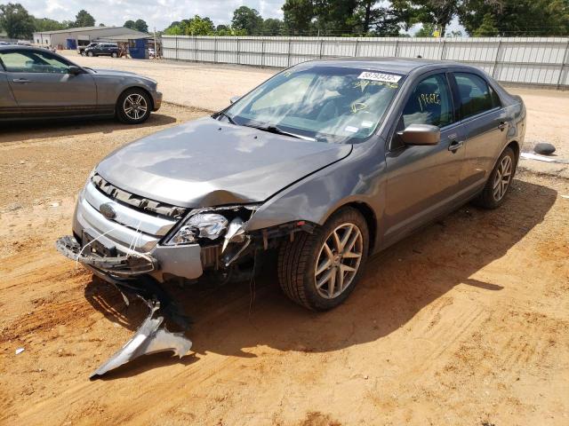 3FAHP0JA0AR395536 - 2010 FORD FUSION SEL GRAY photo 2