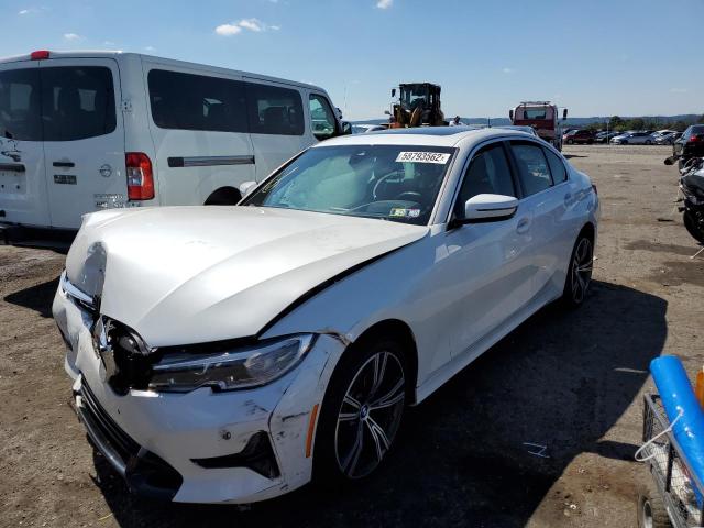 3MW5R7J04L8B13153 - 2020 BMW 330XI WHITE photo 2