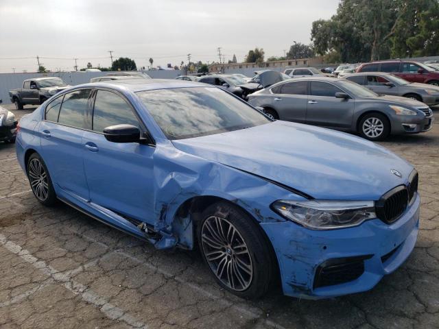 WBAJE5C58KBM77032 - 2019 BMW 540 I BLUE photo 1