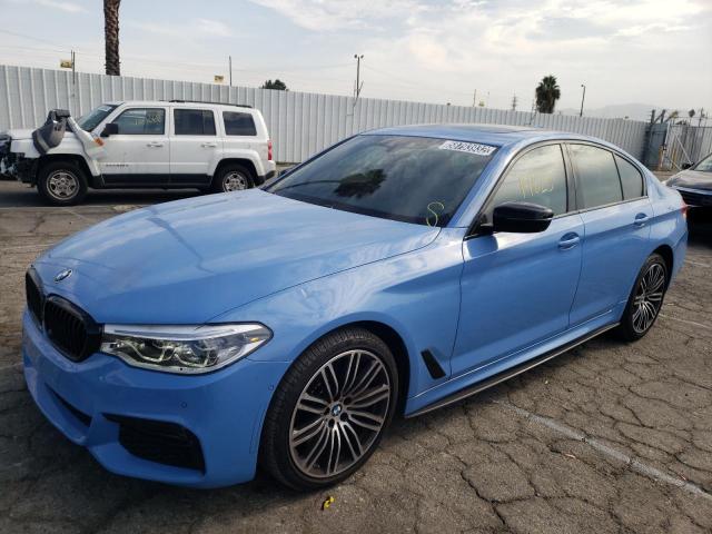 WBAJE5C58KBM77032 - 2019 BMW 540 I BLUE photo 2