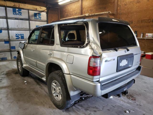 JT3HN87R3Y0302597 - 2000 TOYOTA 4RUNNER LI SILVER photo 3