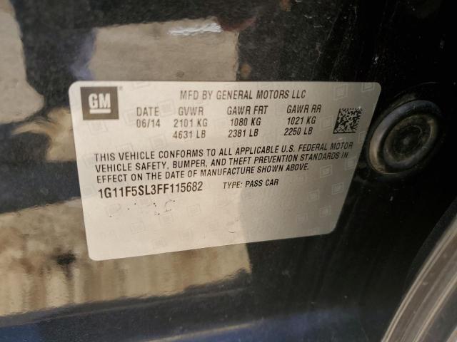 1G11F5SL3FF115682 - 2015 CHEVROLET MALIBU LTZ 黑色 照片 10