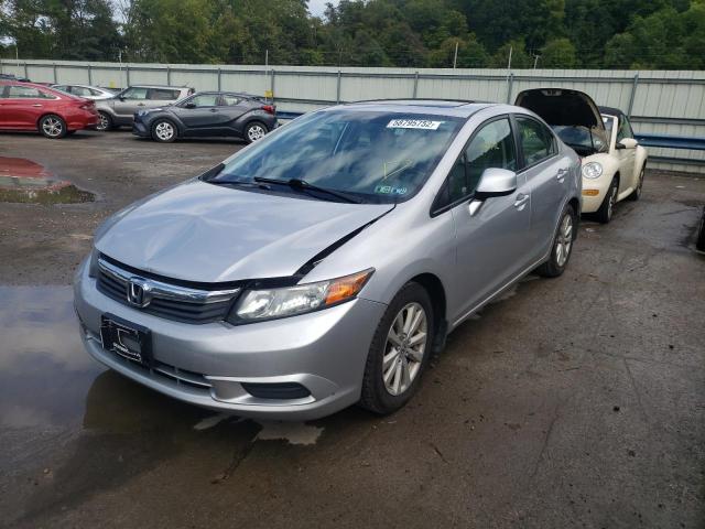 19XFB2F90CE036191 - 2012 HONDA CIVIC EXL Gümüş foto 2