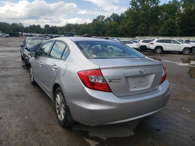 19XFB2F90CE036191 - 2012 HONDA CIVIC EXL Gümüş foto 3