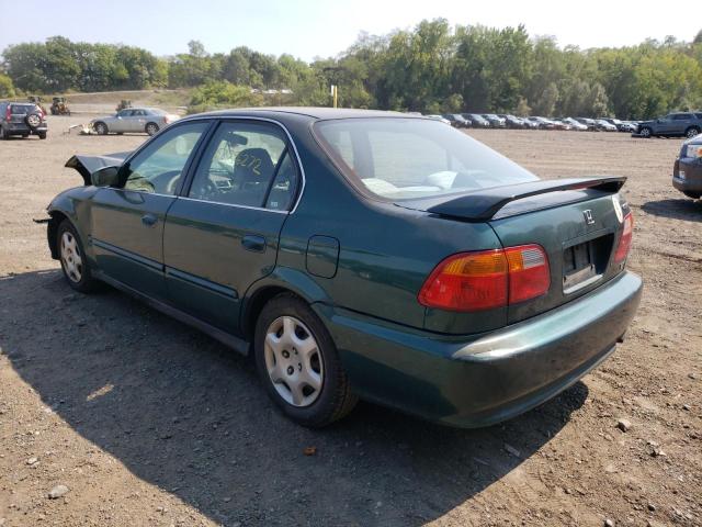 1HGEJ8647XL020493 - 1999 HONDA CIVIC EX GREEN photo 3