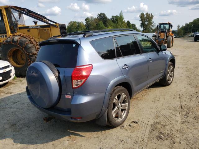 JTMBK32V586031623 - 2008 TOYOTA RAV4 SPORT BLUE photo 4