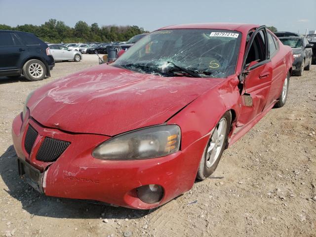 2G2WP552981101510 - 2008 PONTIAC GRAND PRIX RED photo 2