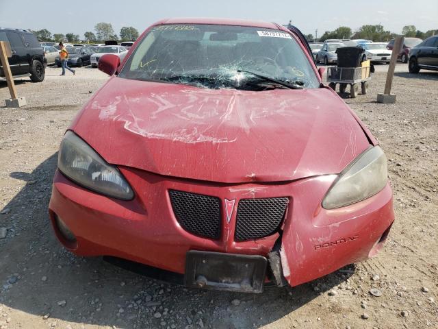 2G2WP552981101510 - 2008 PONTIAC GRAND PRIX RED photo 9