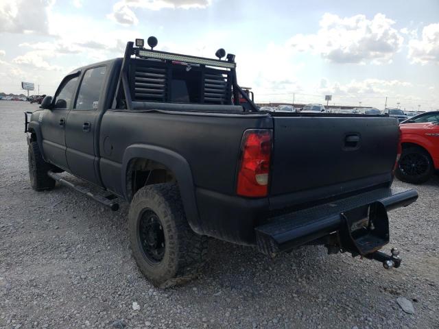 1GCHK23D37F166351 - 2007 CHEVROLET SILVERADO BLACK photo 3