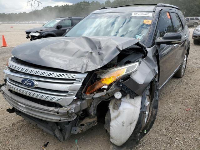 1FMHK7D84CGA38926 - 2012 FORD EXPLORER X GRAY photo 2