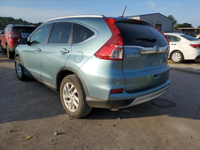 2HKRM3H7XGH565531 - 2016 HONDA CR-V EXL BLUE photo 3