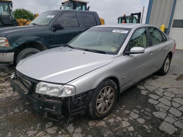 YV1TS59H041375961 - 2004 VOLVO S80 2.5T SILVER photo 2