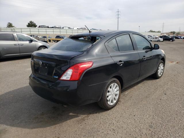 3N1CN7AP2EL800704 - 2014 NISSAN VERSA BLACK photo 4