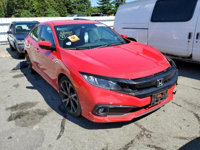 2HGFC2F80KH567965 - 2019 HONDA CIVIC SPOR RED photo 1