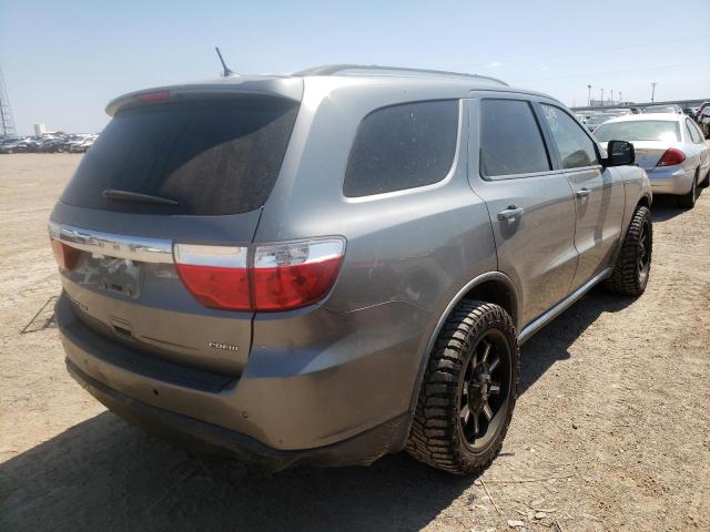 1C4RDHDG7CC112508 - 2012 DODGE DURANGO CR GRAY photo 4