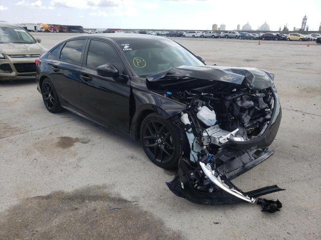 2HGFE2F51NH591793 - 2022 HONDA CIVIC SPOR BLACK photo 1