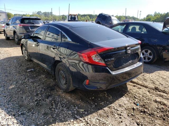 19XFC2F53HE222230 - 2017 HONDA CIVIC LX BLACK photo 3