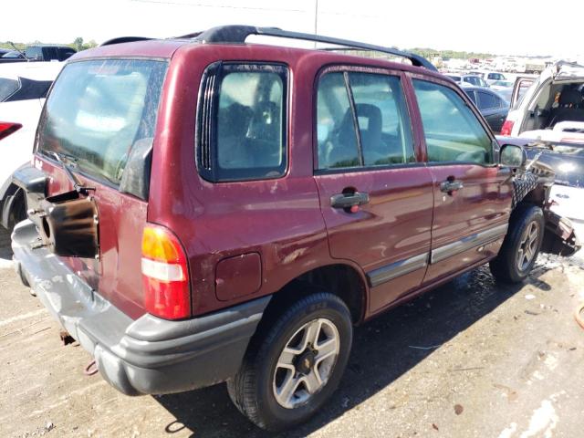 2CNBE13C626924907 - 2002 CHEVROLET TRACKER BURGUNDY photo 4