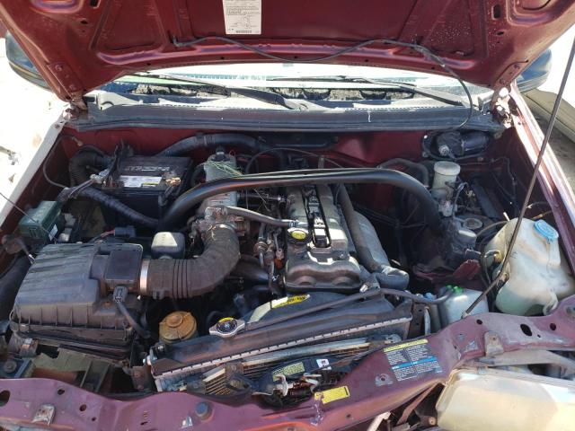 2CNBE13C626924907 - 2002 CHEVROLET TRACKER BURGUNDY photo 7