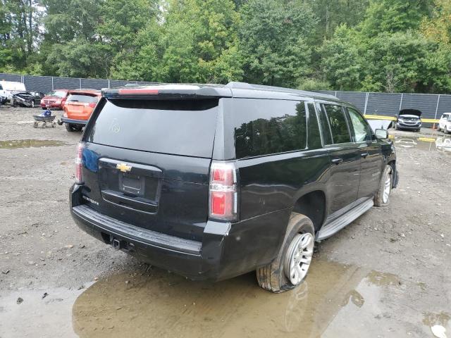 1GNSKJKC7FR297876 - 2015 CHEVROLET SUBURBAN K BLACK photo 4