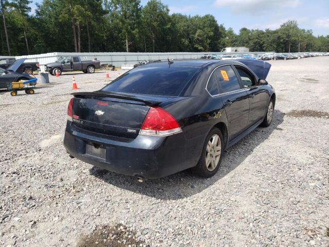 2G1WG5E34D1185159 - 2013 CHEVROLET IMPALA BLACK photo 4