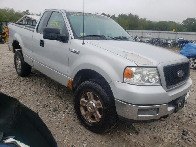 1FTRF14565KC60447 - 2005 FORD F-150 SILVER photo 1