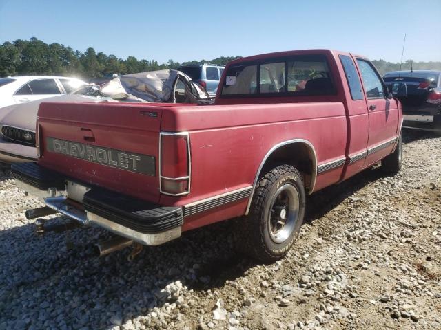 1GCCS19Z0M2287185 - 1991 CHEVROLET S TRUCK S1 RED photo 4