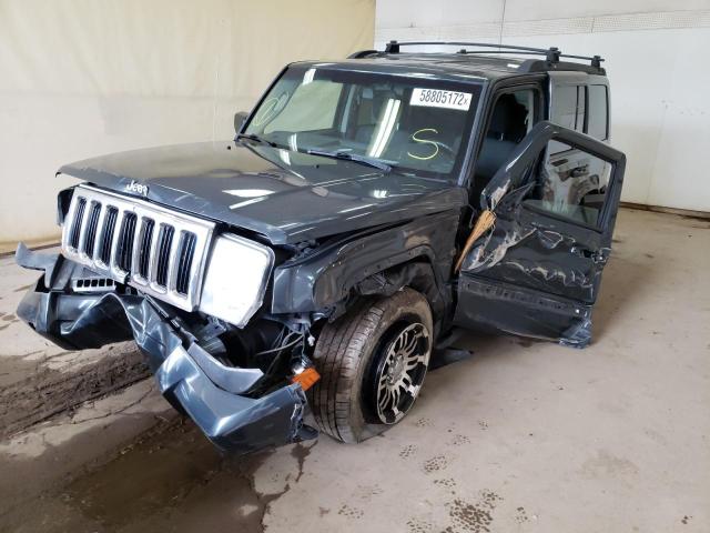 1J8HH48KX8C108203 - 2008 JEEP COMMANDER 蓝色 照片 2