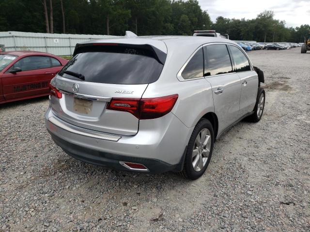5FRYD3H88EB018434 - 2014 ACURA MDX ADVANC SILVER photo 4