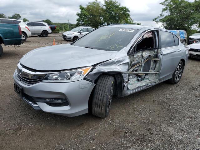 1HGCR2F80HA157093 - 2017 HONDA ACCORD EXL SILVER photo 2