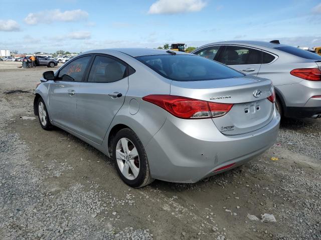 5NPDH4AE0CH070665 - 2012 HYUNDAI ELANTRA GL SILVER photo 3