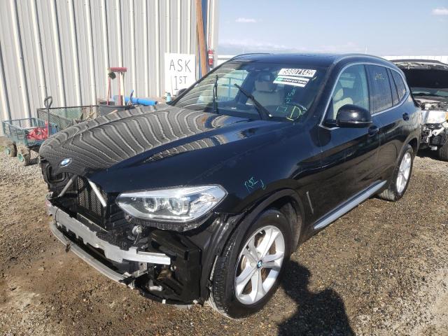 5UXTY3C0XLLU71433 - 2020 BMW X3 SDRIVE3 BLACK photo 2
