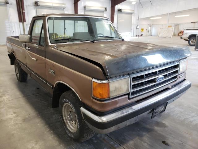 1FTEF14N1MLA10542 - 1991 FORD F-150 BROWN photo 1