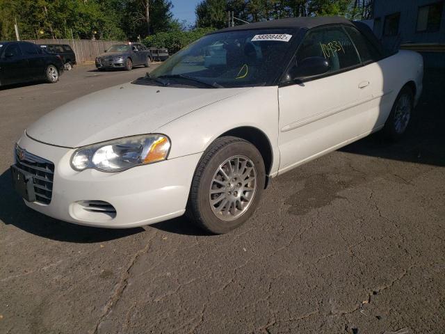 1C3EL45X05N614314 - 2005 CHRYSLER SEBRING WHITE photo 2